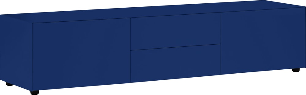 LUX Buffet basso 400841000040 Dimensioni L: 180.0 cm x P: 46.0 cm x A: 37.5 cm Colore Blu N. figura 1