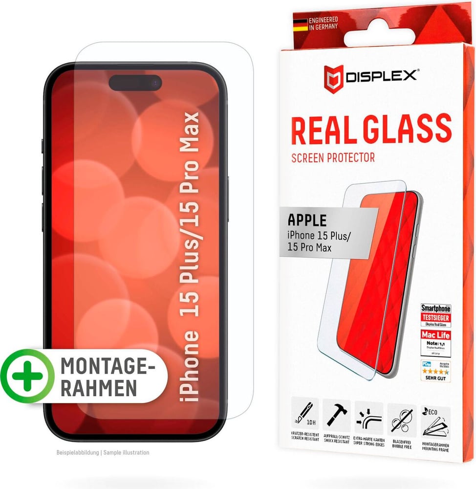 Real Glass Protection d’écran pour smartphone Displex 785302415188 Photo no. 1