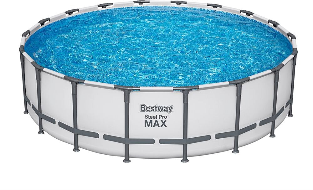 Steel Pro MAX Frame Pool Komplett-Set 549 x 132 cm, rund Pool Bestway 669700106179 Bild Nr. 1
