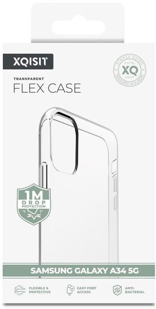 Flex Case A34 5G - Clear Cover smartphone XQISIT 798800101744 N. figura 1