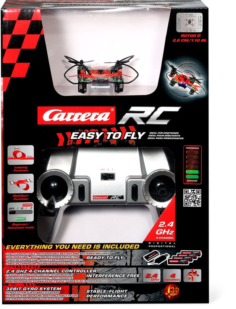 RC Micro Quadrocopter Carrera 74428840000015 Bild Nr. 1