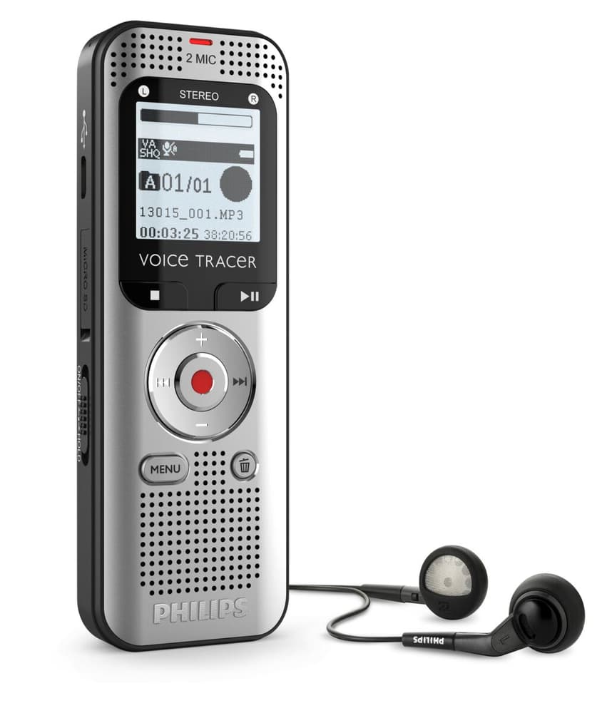 DVT2010 Voice Tracer Audio Recorder Philips 785300163973 N. figura 1