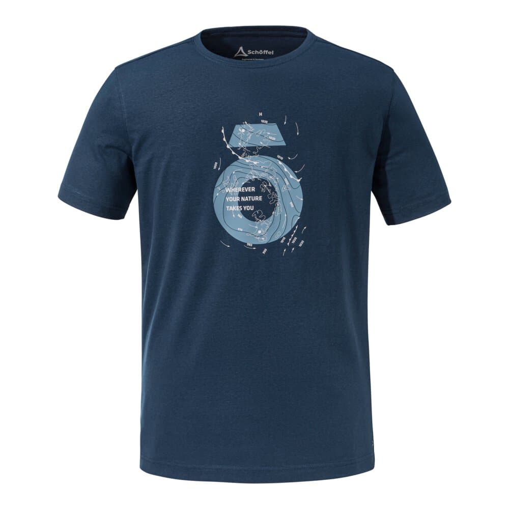 Buchberg T-shirt Schöffel 468412704843 Taglie 48 Colore blu marino N. figura 1
