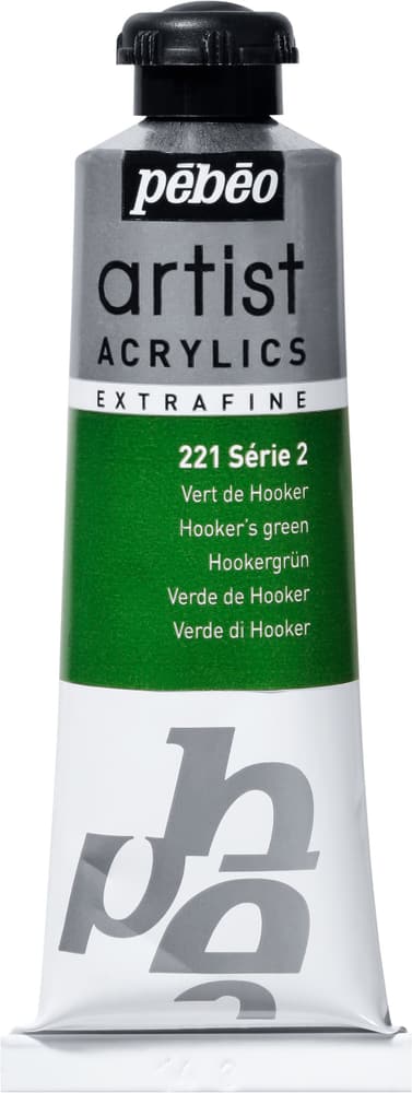 Pébéo Acrylic Extrafine Acrylfarbe Pebeo 663509022100 Farbe Hookergrün Bild Nr. 1