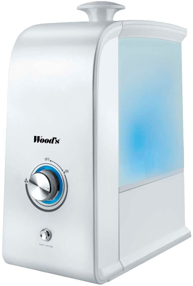 Humidificateurs d’air à ultrasons WHU400 40 m² Blanc Humidificateur d'air Wood's 785300178292 Photo no. 1