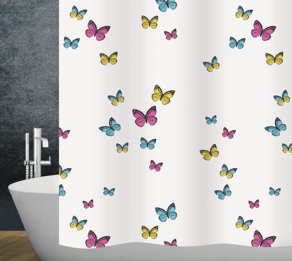 Tenda da doccia Papillon 120 x 200 cm Tenda da doccia diaqua 674091200000 Colore Bianco Dimensioni 120x200 cm N. figura 1
