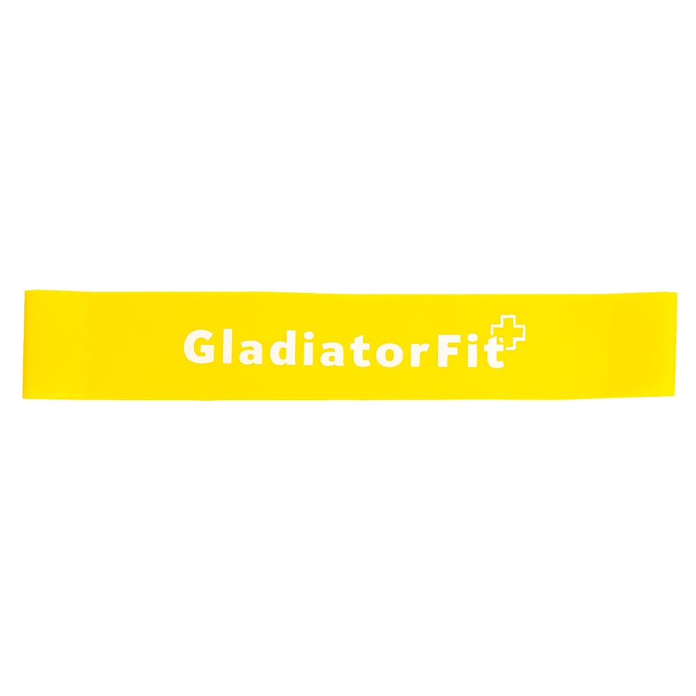 Mini Widerstandsband "Loops" aus Latex | Gelb Fitnessband GladiatorFit 469401600000 Bild-Nr. 1