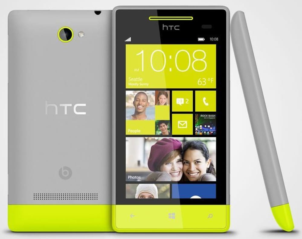 HTC 8X LIMELIGHT jaune Téléphone portabl Htc 95110003547214 Photo n°. 1