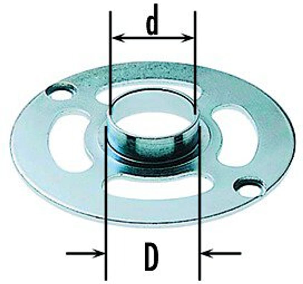 Kopierring zu Handoberfräsen Handoberfräse Festool 617024100000 Bild Nr. 1