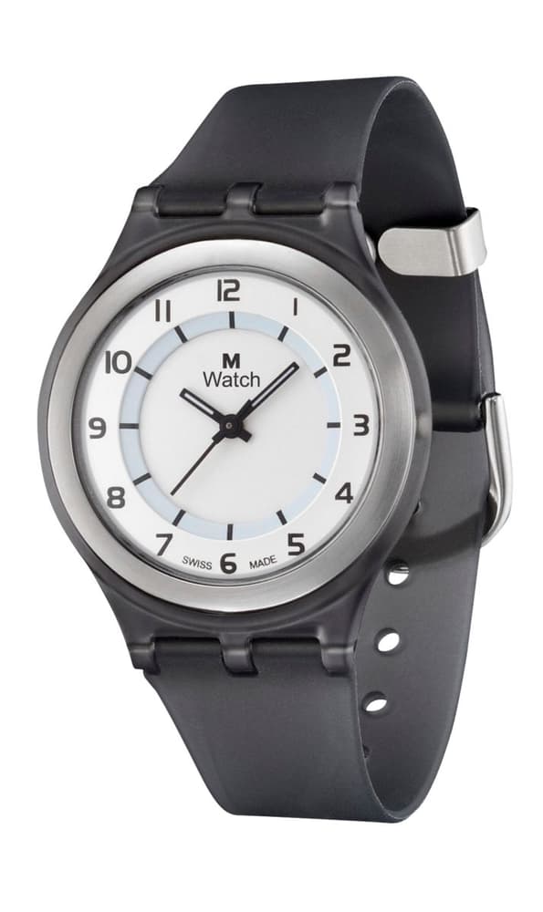 SLIM schwarz Armbanduhr Armbanduhr M Watch 76031300000015 Bild Nr. 1