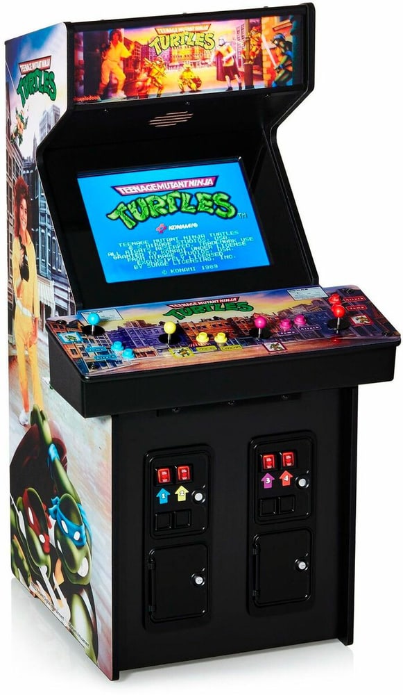 Quarter Scale Arcade Cabinet - Teenage Mutant Ninja Console per videogiochi Numskull 785302415363 N. figura 1