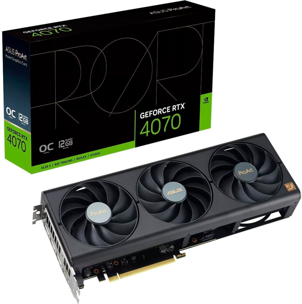 ProArt GeForce RTX 4070 OC Edition 12 GB Grafikkarte Asus 785302410629 Bild Nr. 1