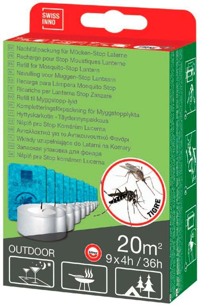 Confezione di ricarica della lanterna Mosquito-Stop Insektenschutz SWISSINNO 669700120443 N. figura 1