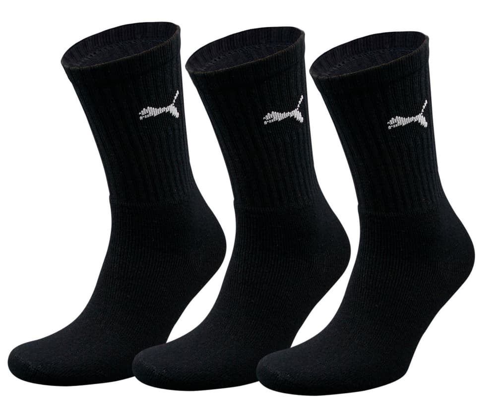 3er Pack Socken Puma 497117600220 Grösse 39-42 - Schwarz Bild-Nr. 1