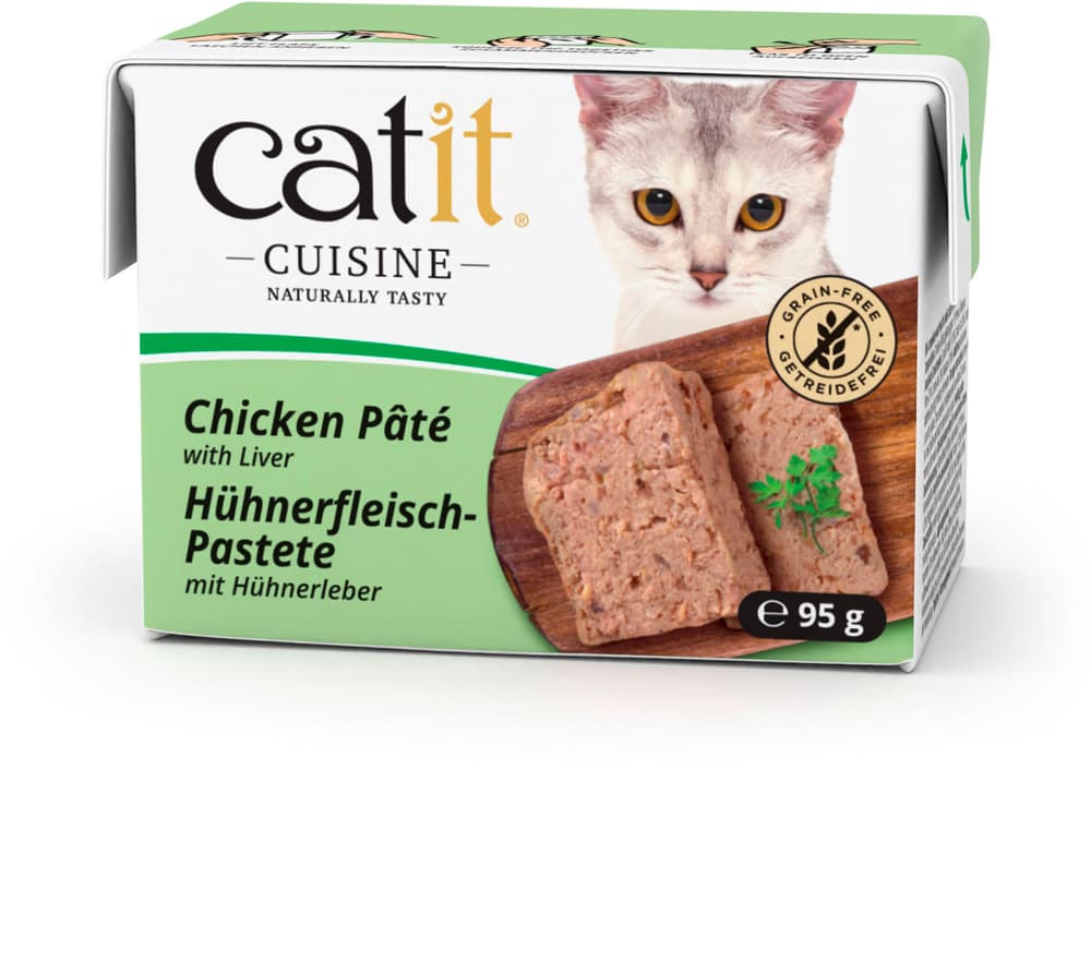 Cuisine Huhn Pâté, 95g Nassfutter Catit 658764400000 Bild Nr. 1