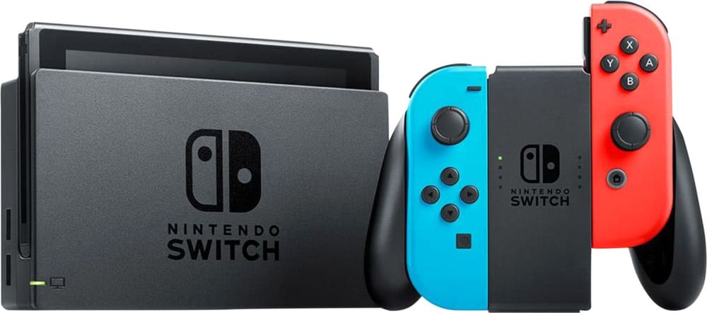 Switch Neon-Rot/Neon-Blau V2 2019 Console de jeu Nintendo 785444000000 Photo no. 1