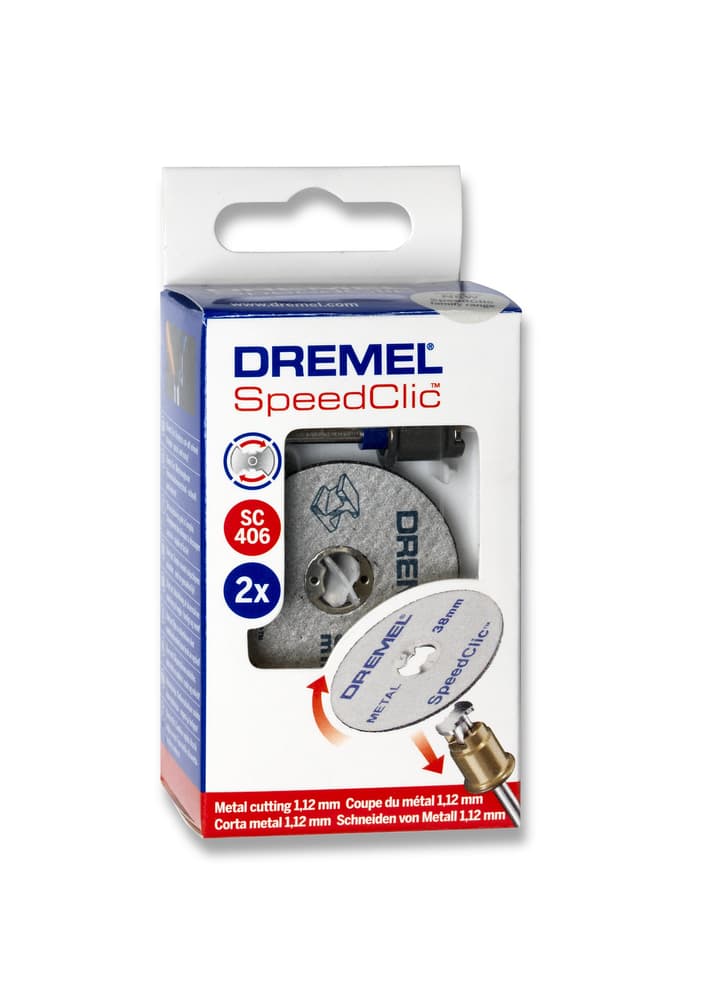 SpeedClic Kit Starter 38 mm (SC406) Accessori per tagliare Dremel 616049700000 N. figura 1