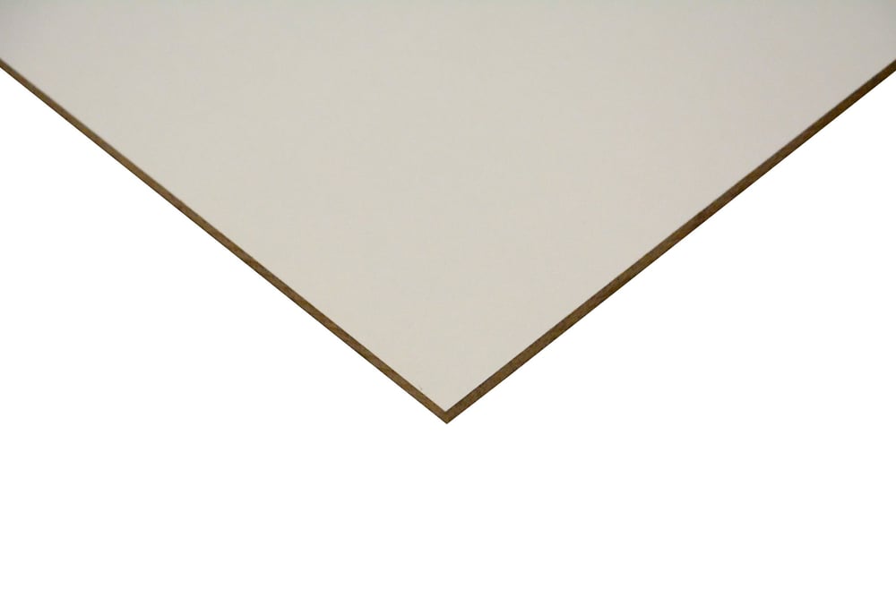 Pannello MDF Lack Line bianco laccato su un lato Pannelli in fibra di legno DIY-Wood 640503100000 Longueur L: 1200.0 mm N. figura 1