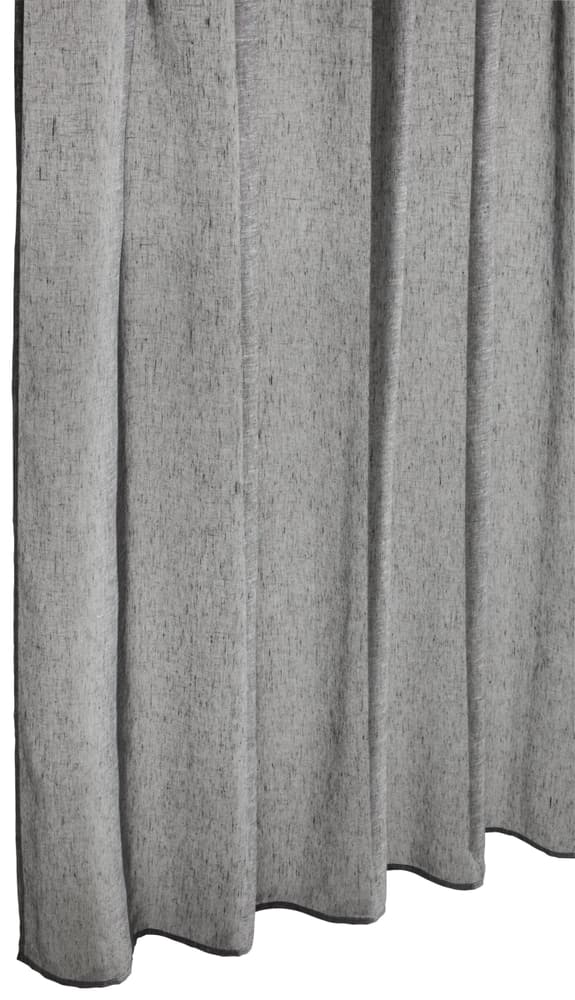 PABLO Rideau prêt à poser jour 430255121783 Couleur Gris foncé Dimensions L: 150.0 cm x H: 250.0 cm Photo no. 1