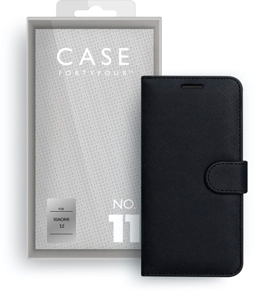 Xiaomi 12, Book-Cover schwarz Smartphone Hülle Case 44 785300177364 Bild Nr. 1