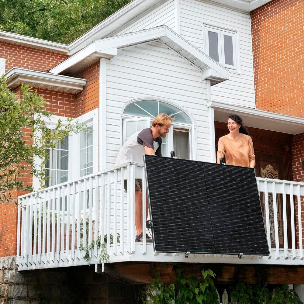 Kit de support pour balcon pour panneaux solaires Accessoires panneaux solaires EcoFlow 614501300000 Photo no. 1