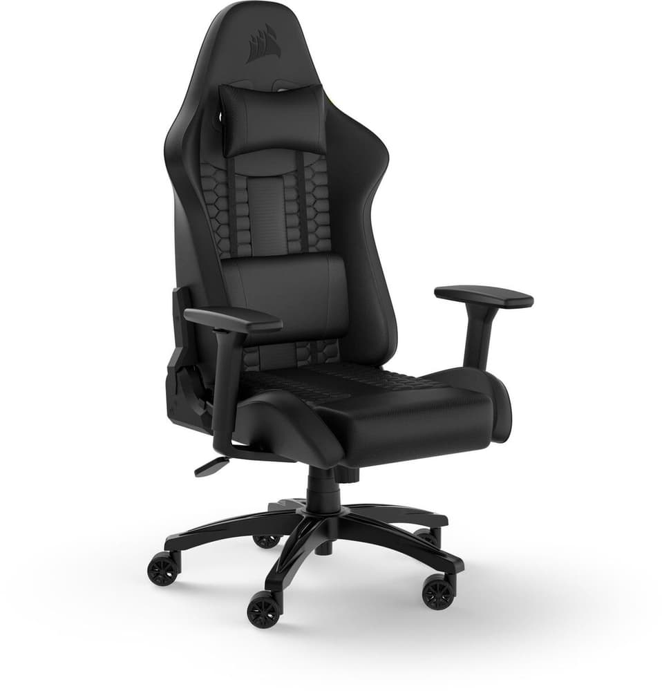 TC100 RELAXED - Leatherette (Black) Sedia da gaming Corsair 785302413064 N. figura 1