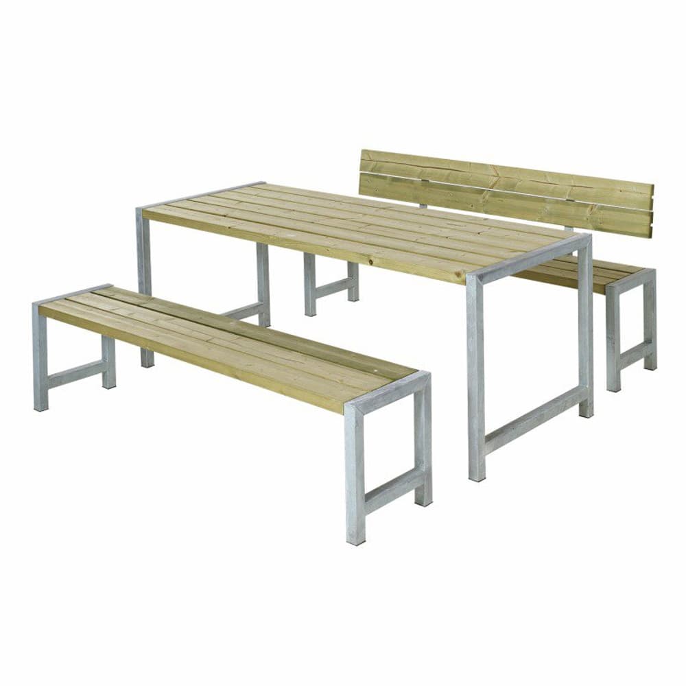 Set di tavole con tavolo + 2 panche + 1 schienale PLUS 662216200000 N. figura 1