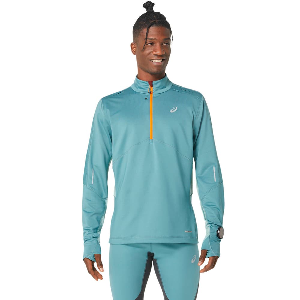 Winter Run 1/2 Zip Midlayer Pull-over Asics 467726100665 Taille XL Couleur petrol Photo no. 1