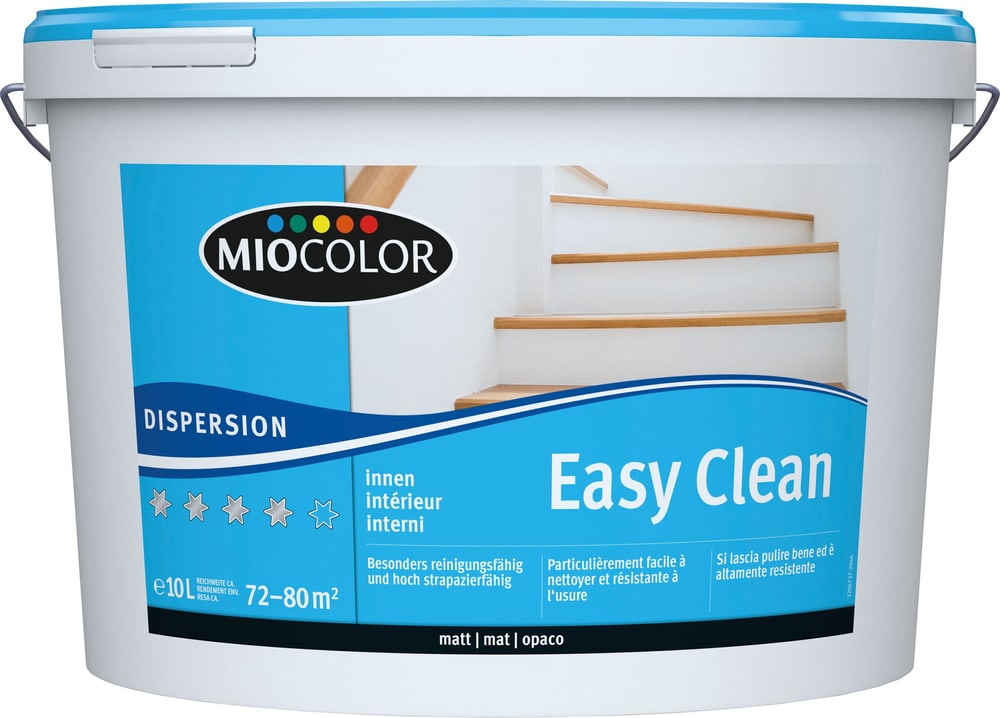 Easy Clean matt, 10 l Dispersion Miocolor 660787500000 Inhalt 10.0 l Bild Nr. 1
