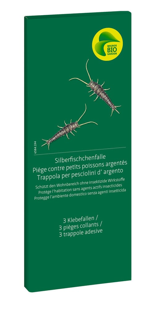 Trappola per pesciolini d‘ argento, 3 trappole adesive Trappola per insetti Migros Bio Garden 658419400000 N. figura 1