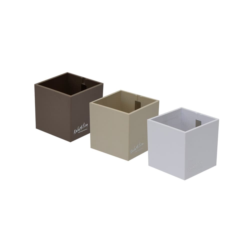 KalaMitica Cube Pot 657821900000 Couleur Gris taupe Taille L: 6.5 cm x L: 6.5 cm x H: 6.5 cm Photo no. 1