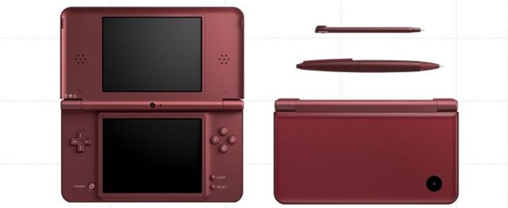 DSi XL console rosso bordeaux Nintendo 78540020000010 No. figura 1