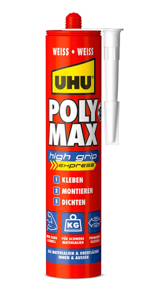 Poly Max High Grip Express 425g Adesivo per il montaggio Uhu 663074500000 N. figura 1