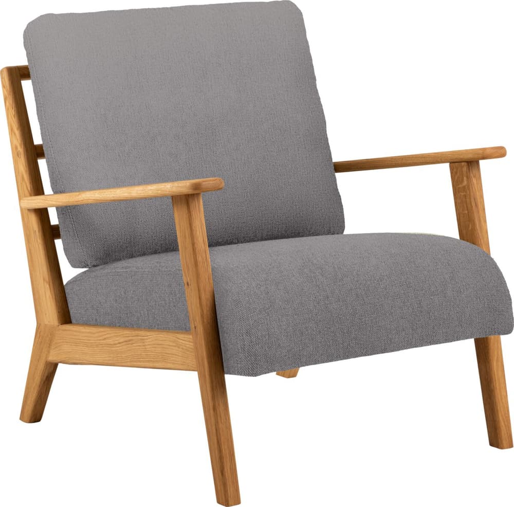 FAUSTO Sessel FAUSTO Sessel 403901407081 Grösse B: 83.0 cm x T: 75.0 cm x H: 80.0 cm Farbe Hellgrau Bild Nr. 1