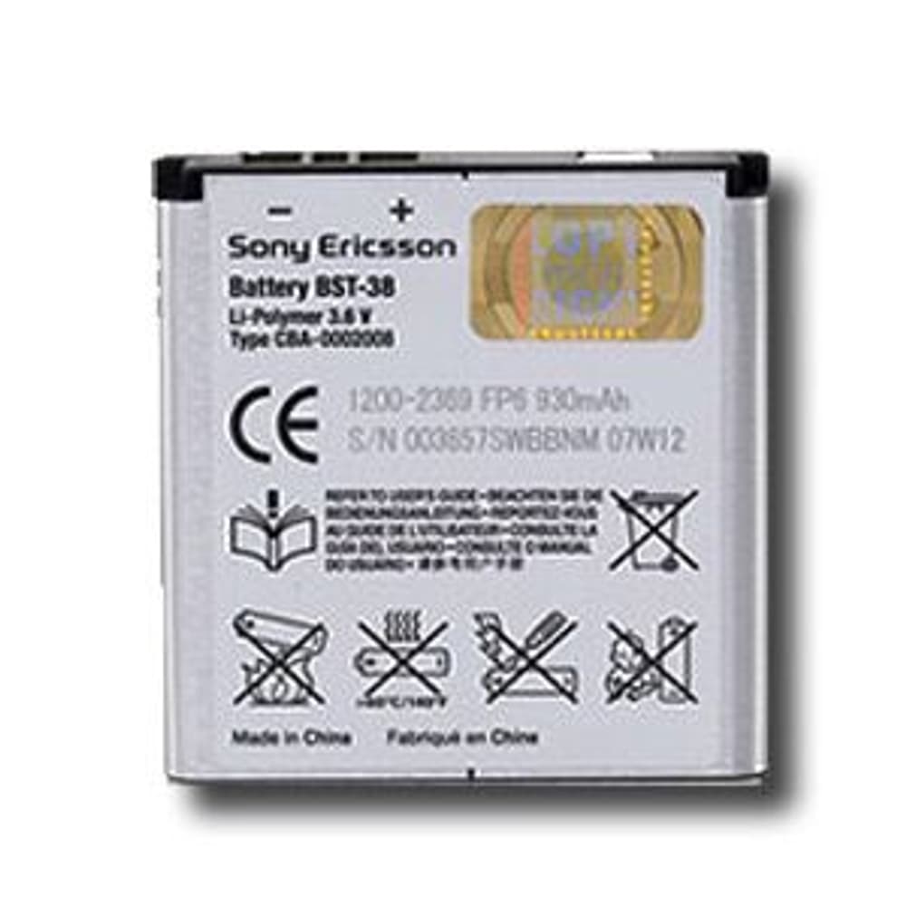 Ericsson batteria BST38 Sony 9179458187 No. figura 1