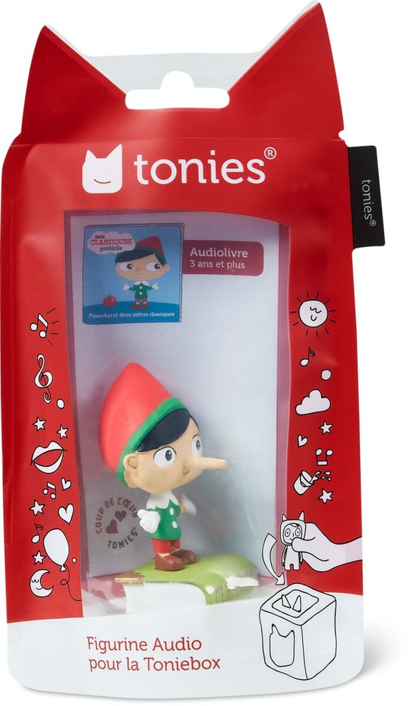 Pinocchio Tonie-Figure tonies® 747549000200 Colore neutro Lingua Francese N. figura 1