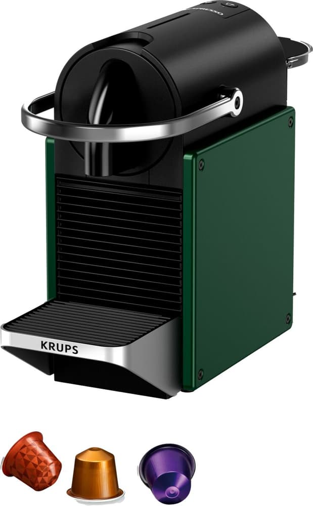 Nespresso Pixie Dark Green XN3063CH Macchina per caffè in capsule Krups 718040600000 N. figura 1