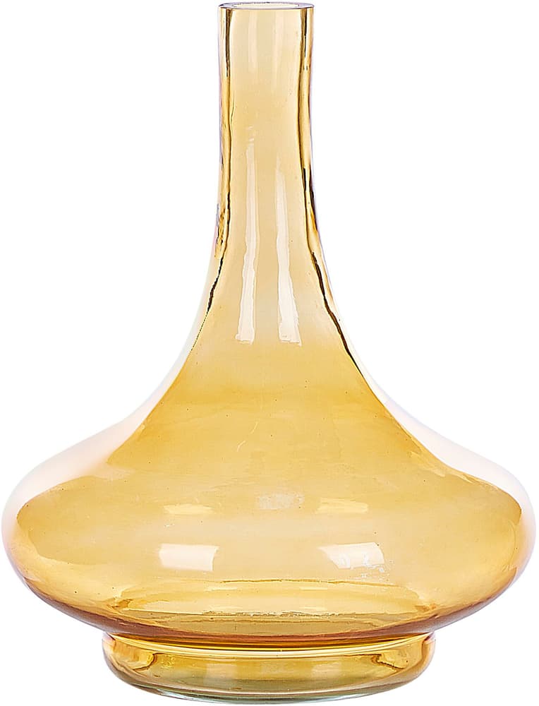 Dekovase Glas gelb 30 cm PANEER Vase Beliani 759255300000 Bild Nr. 1