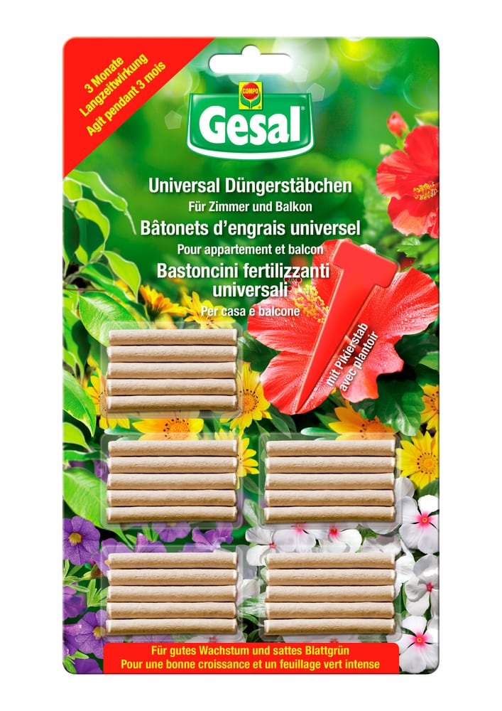 Bastoncini fertilizzanti universali, 30 pezzi Bastoncini fertilizzanti Compo Gesal 658247400000 N. figura 1