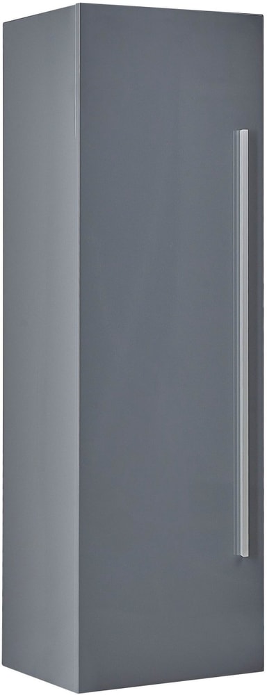Armadietto da bagno laterale verticale grigio MATARO Armadio Beliani 676111800000 N. figura 1