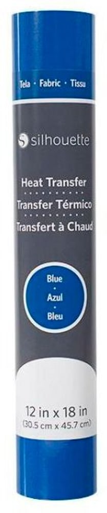 Film thermocollant Fabric 30,5 x 45,7 cm bleu Accessoires pour traceur de découpe Silhouette 785300165531 Photo no. 1