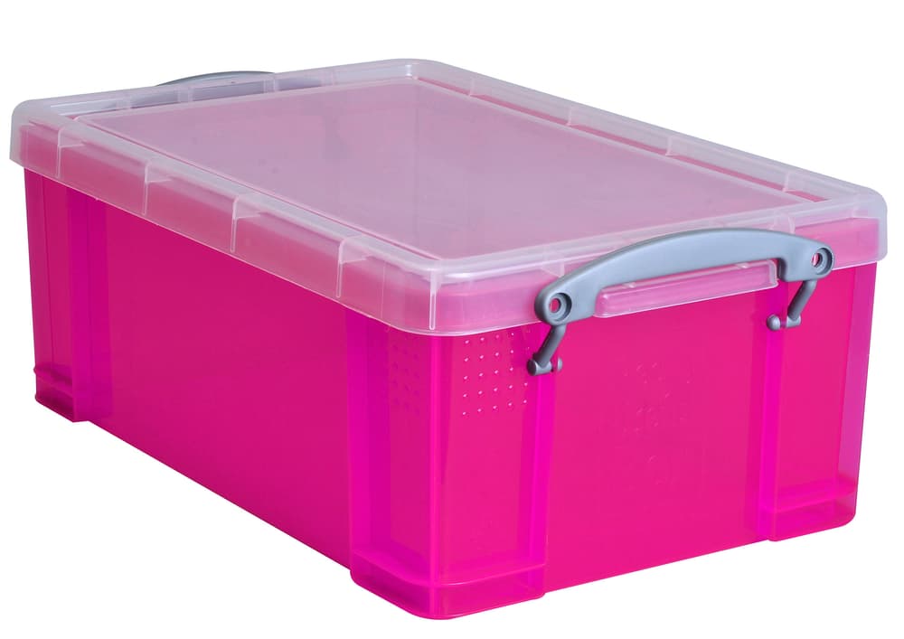 Box di plastica 9L Contenitore Really Useful Box 603732600000 Taglio L: 15.5 cm x L: 25.5 cm x A: 39.5 cm Colore Rosa fucsia N. figura 1