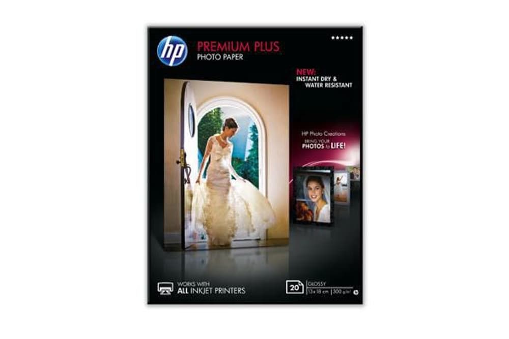 CR676A InkJet Premium Plus Photopaper brilliant Papier photo HP 797521500000 Photo no. 1