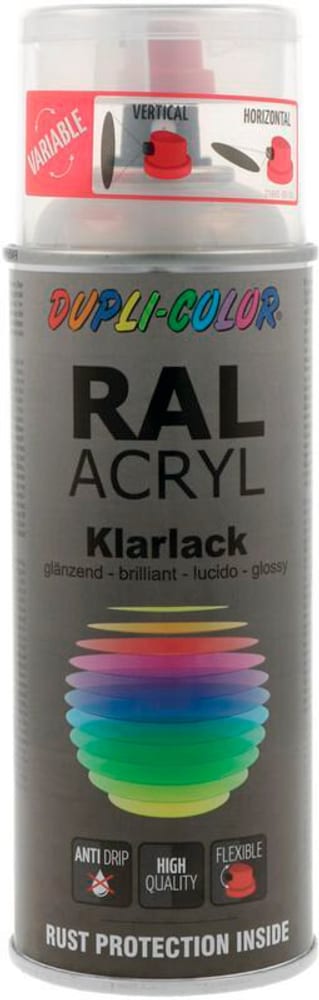 Acryl Klarlack farblos glänzend Klarlack Dupli-Color 669700124518 Bild Nr. 1