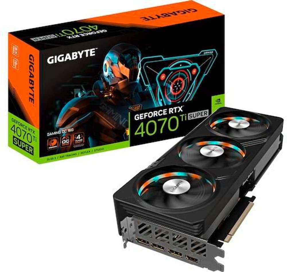 GeForce RTX 4070 Ti SUPER GAMING OC 16 GB Scheda grafica Giga-Byte 785302434021 N. figura 1