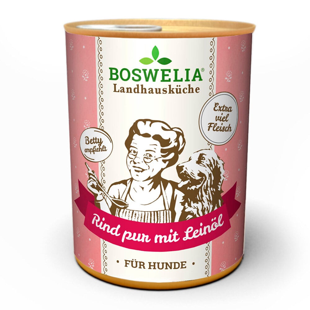 Landhausküche per cani puro manzo, 0.8 kg Cibo umido Boswelia 658297600000 N. figura 1