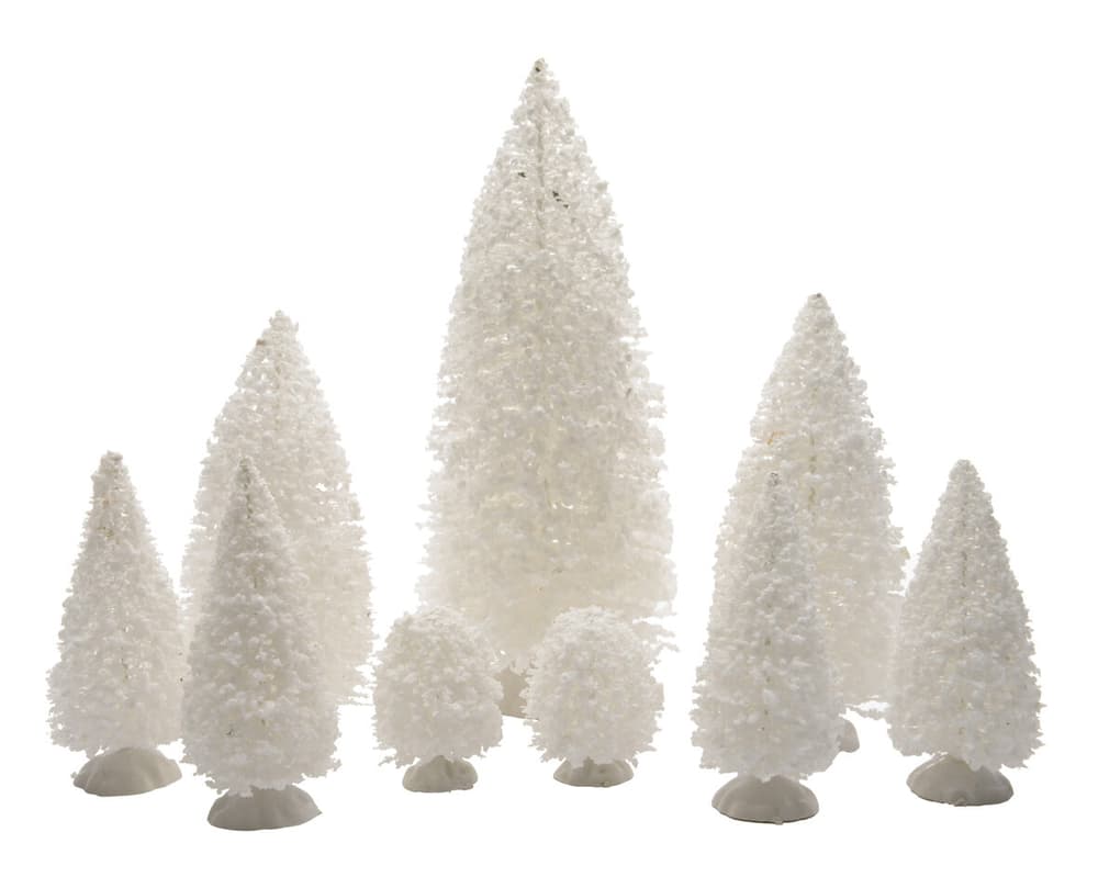 Village Arbres Scènes de Noël 656675300000 Couleur Blanc Dimensions L: 8.0 cm x L: 8.0 cm x H: 22.5 cm Photo no. 1