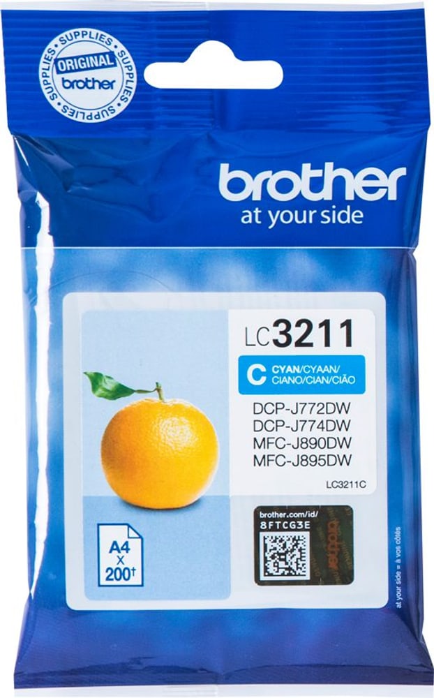 LC-3211C cyan Cartouche d’encre Brother 798546200000 Photo no. 1