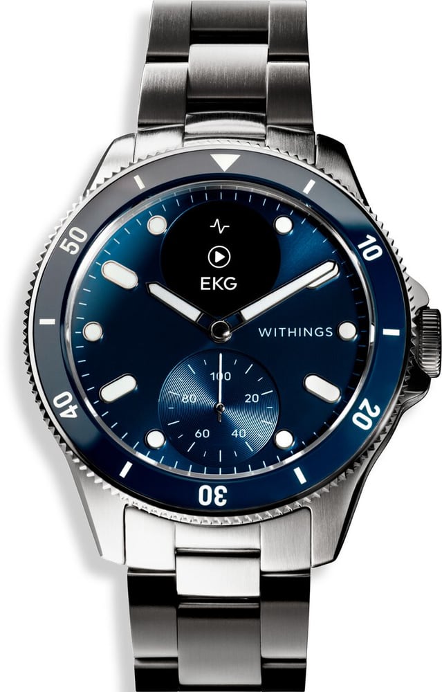 Scanwatch Nova Blue Hybrid Smartwatch Withings 785302421187 Bild Nr. 1