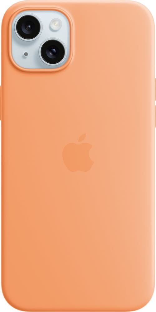 iPhone 15 Plus Silicone Case with MagSafe - Orange Sorbet Coque smartphone Apple 785302407309 Photo no. 1